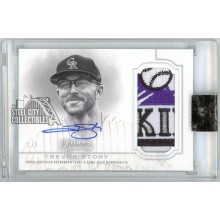 Trevor Story 2020 Topps Dynasty Game-Used Logo Patch Autograph Card #DAP-TS1 1/5