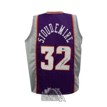 Amar'e Stoudemire Autographed Phoenix Custom Purple Basketball Jersey - BAS