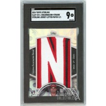 Christian Encarnacion-Strand 2024 Topps Sterling Rookie Letter Patch Card #SJLP-CE 1/1 SGC 9