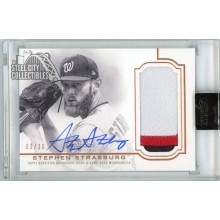 Stephen Strasburg 2020 Topps Dynasty Patch Autograph Card #DAP-STR5 2/10