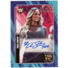 Trish Stratus 2020 Topps Transcendent WWE VIP Party Purple Blue Autograph Card #A-TR 1/1