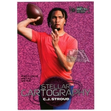 C.J. Stroud 2024 Skybox Metal Universe Champions Pink FX PMG Card #111 12/75