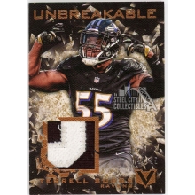 Terrell Suggs 2017 Panini Vertex Unbreakable Game-Used Patch Card #UN-20 21/25