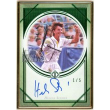 Helena Sukova 2020 Topps Transcendent Tennis HOF Emerald Autograph Card #TCA-HS 1/5