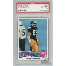 Lynn Swann 1975 Topps Football Rookie Card # 282 PSA 6 EX-MT