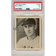 Bill Swift 1939 Play Ball Baseball Card #129 PSA 5
