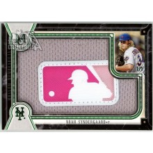 Noah Syndergaard 2018 Topps Museum Mother's Day MLB Logo Patch Card #MM-NS 1/1