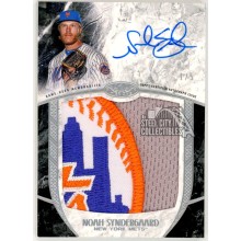 Noah Syndergaard 2016 Topps Tier One Jumbo Patch Autograph Card #APP-NS 1/5