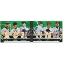 Ty Cobb Rogers Hornsby Joe DiMaggio Ted Williams Tony Gwynn Ichiro 2008 Topps Triple Threads Relic Booklet Card #TTRDC-2 4/18
