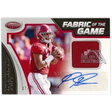 Tua Tagovailoa 2020 Panini Chronicles Draft Picks Certified Fabric of the Game Rookie Jersey Autograph Card #2 7/25