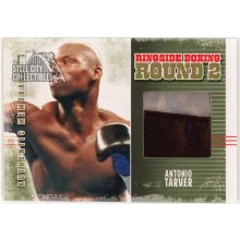 Antonio Tarver 2011 ITG Ringside Boxing Gold Trunks Card #AM-42 /10 (Silver&Black)