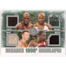Tarver Moorer Ward Mercer 2011 ITG Ringside Boxing Silver Memorabilia Card #D-06