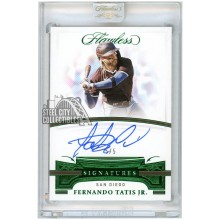 Fernando Tatis Jr 2021 Panini Flawless Emerald Signatures Autograph Card #FS-FT 5/5