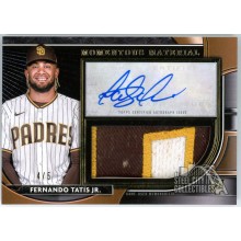 Fernando Tatis Jr. 2021 Topps Museum Collection Jumbo Patch Autograph Card 4/5