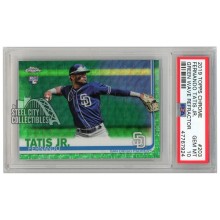 Fernando Tatis Jr 2019 Topps Chrome Green Wave Refractor Rookie Card #203 83/99 PSA 10