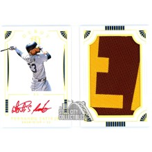 Fernando Tatis Jr. 2019 Panini NT Debut Rookie Patch Auto Booklet Card 04/10