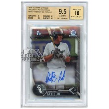 Fernando Tatis Jr 2016 Bowman Chrome 1st Bowman Autograph Card #CPA-FT BGS 9.5 AUTO 10