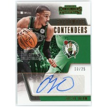 Jayson Tatum 2018-19 Panini Contenders Sophomore Contenders Bronze Autograph Card #SC-JTT 10/25