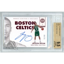 Jayson Tatum 2017-18 Panini Encased Red Rookie Auto Card BGS 9.5 Auto 10 08/25