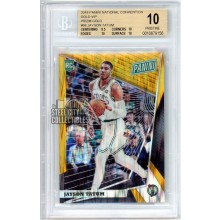 Jayson Tatum 2018 Panini National Convention VIP Gold Rookie Card #68 4/10 BGS 10
