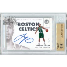 Jayson Tatum 2017-18 Panini Encased Scripted Rookie Autograph Card #162 85/99 BGS 9.5