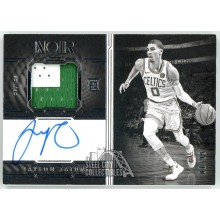 Jayson Tatum 2017-18 Panini Noir Rookie Patch Autograph Card #355 01/99