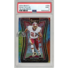 Sean Taylor 2024 Panini Select Suite Level Tie-Dye Card #358 4/25 PSA 9