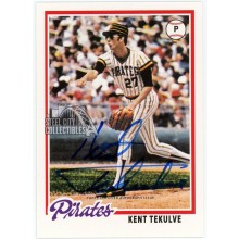 Kent Tekulve 2016 Topps Archives 65th Anniversary Autograph Card #A65-KT