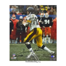 Terry Bradshaw Autographed Pittsburgh 16x20 Football Photo - BAS (Dirty Jersey)