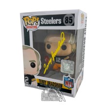 Terry Bradshaw Autographed Pittsburgh Steelers Funko Pop - BAS (Black Jersey)
