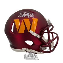 Terry McLaurin Autographed Washington Commanders Speed Mini Football Helmet - BAS