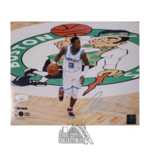 Terry Rozier Autographed Charlotte 8x10 Basketball Photo - JSA (Dribble Silver Ink)