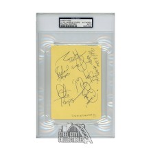 The Temptations Autographed Album Page - PSA/DNA