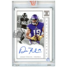 Adam Thielen 2020 Panini Honors 2018 Impeccable Indelible Ink Auto 1/1
