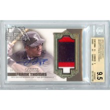 Frank Thomas 2019 Topps Dynasty Patch Autograph Card #DAP-FT1 4/10 BGS 9.5