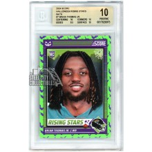 Brian Thomas Jr 2024 Panini Score-A-Treat Bats Rookie Card #7 BGS 10