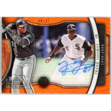 Frank Thomas 2018 Topps Tribute Generations of Excellence Orange Autograph Card #GOE-FT 4/25