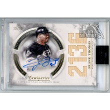 Frank Thomas 2018 Topps Luminaries Hit Kings Relic Autograph Card #HKAR-FT 15/15