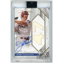 Jim Thome 2022 Topps Luminaries Home Run Kings Relic Auto #HRKAR-JT 01/15