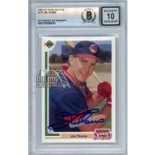 Jim Thome 1991 Upper Deck Final Edition Autograph Rookie Card #17F BAS 10