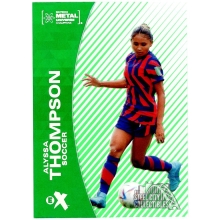 Alyssa Thompson 2024 Skybox Metal Universe eX Green Rookie Card #EX-41 05/10