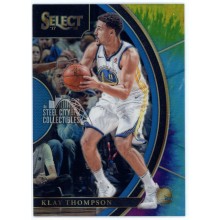 Klay Thompson 2017-18 Panini Select Tie-Dye Prizm Card #66 03/25
