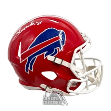 Thurman Thomas Autographed Buffalo Bills 87-01 Throwback Replica Full Size Football Helmet - JSA