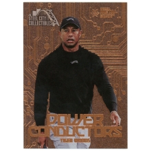Tiger Woods 2024 Skybox Metal Universe Power Conductors Card #PC-2 Case Hit