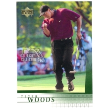 Tiger Woods 2001 Upper Deck PGA Tour Rookie Card #1