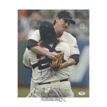 Tim Lincecum 2x NL CY Autographed San Francisco Giants 11x14 Baseball Photo - PSA/DNA