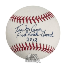 Tim McCarver Autographed Official MLB Baseball W/ Ford Frick Award 2012 Inscription- PSA/DNA COA 4A30632