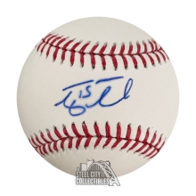 Tim Tebow Autographed OML Baseball- JSA Q54482