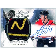 Jonathan Toews 2015-16 Upper Deck The Cup Limited Logos Patch Auto Card 23/25