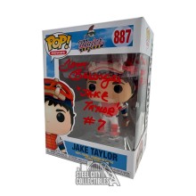 Tom Berenger "Win The Whole F... Thing" Autographed Jake Taylor Major League Funko Pop - JSA (Red Ink)